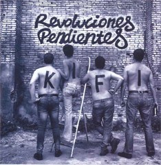 Portada del CD "revoluciones pendientes", del grupo Kifi