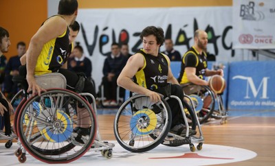 Un contraataque del equipo ILUNION