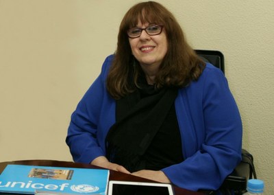 La responsable de Infancia y Discapacidad de UNICEF, Rosangela Berman