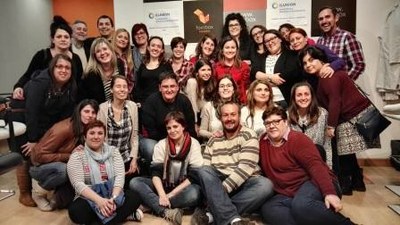 Los técnicos de Desarrollo Social de nuestra área de Lavanderías, en una foto de grupo durante las Jornadas 