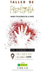 Cartel sobre Taller de Prehistoria