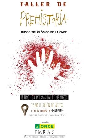 Cartel sobre Taller de Prehistoria