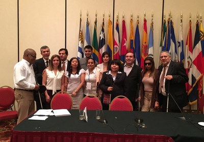 La nueva directiva de la ULAC, al completo, tras la Asamblea de Uruguay