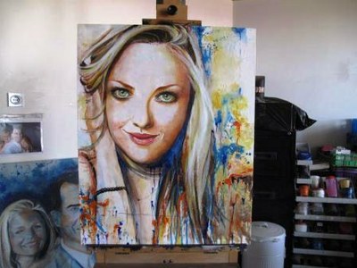  Amanda Siegfried, retratada por Arrontes