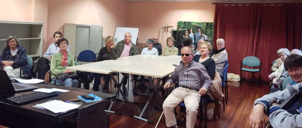 Encuentro de afiliados con la Ertzaina en Donostia-San Sebastián