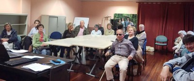 Encuentro de afiliados con la Ertzaina en Donostia-San Sebastián