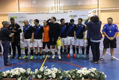 El equipo madrileño recibe en Ciudad Real las medallas de ganadores del Campeonato nacional de Fútbol Sala
