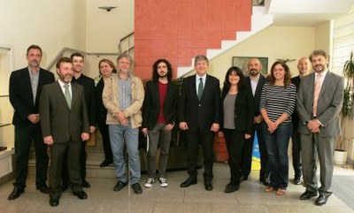 Foto de familia del Jurado de Prensa escrita y digital