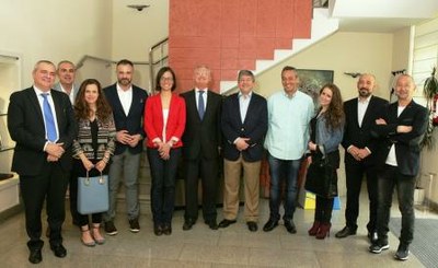 Foto de familia del Jurado de Radio y TV