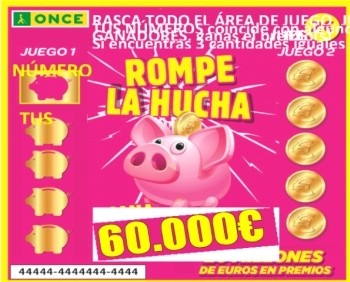 Imagen del nuevo rasca 'Rompe la Hucha'