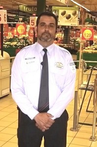 Antonio P.S., el vigilante de ILUNION que salvó la vida in extremis de una niña en un supermercado Alcampo