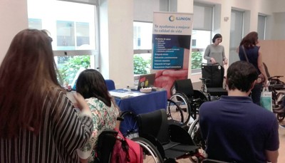 Asistentes a una de las sesiones de las Jornadas de Aspaym