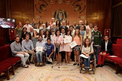 Un grupo de la anterior edición de 'Campus inclusivos'