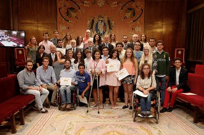 Un grupo de la anterior edición de 'Campus inclusivos'