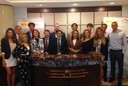 Foto de familia de nuestra delegación con los miembros del Instituto español de Comercio Exterior en la capital norteamericana