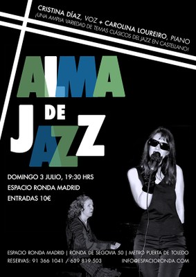 Cartel concierto de Alma de Jazz