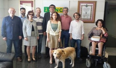 El Jurado de los premios baleares, con la presidenta del Consejo Territorial, Mª Carmen Soler, en el centro