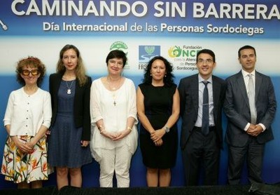 Foto de familia de los organizadores de la jornada