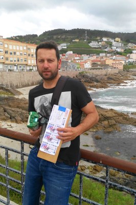 Jesús Manuel Golán, agente vendedor de los productos de juego de la ONCE