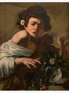Caravaggio- Muchacho mordido por un lagarto