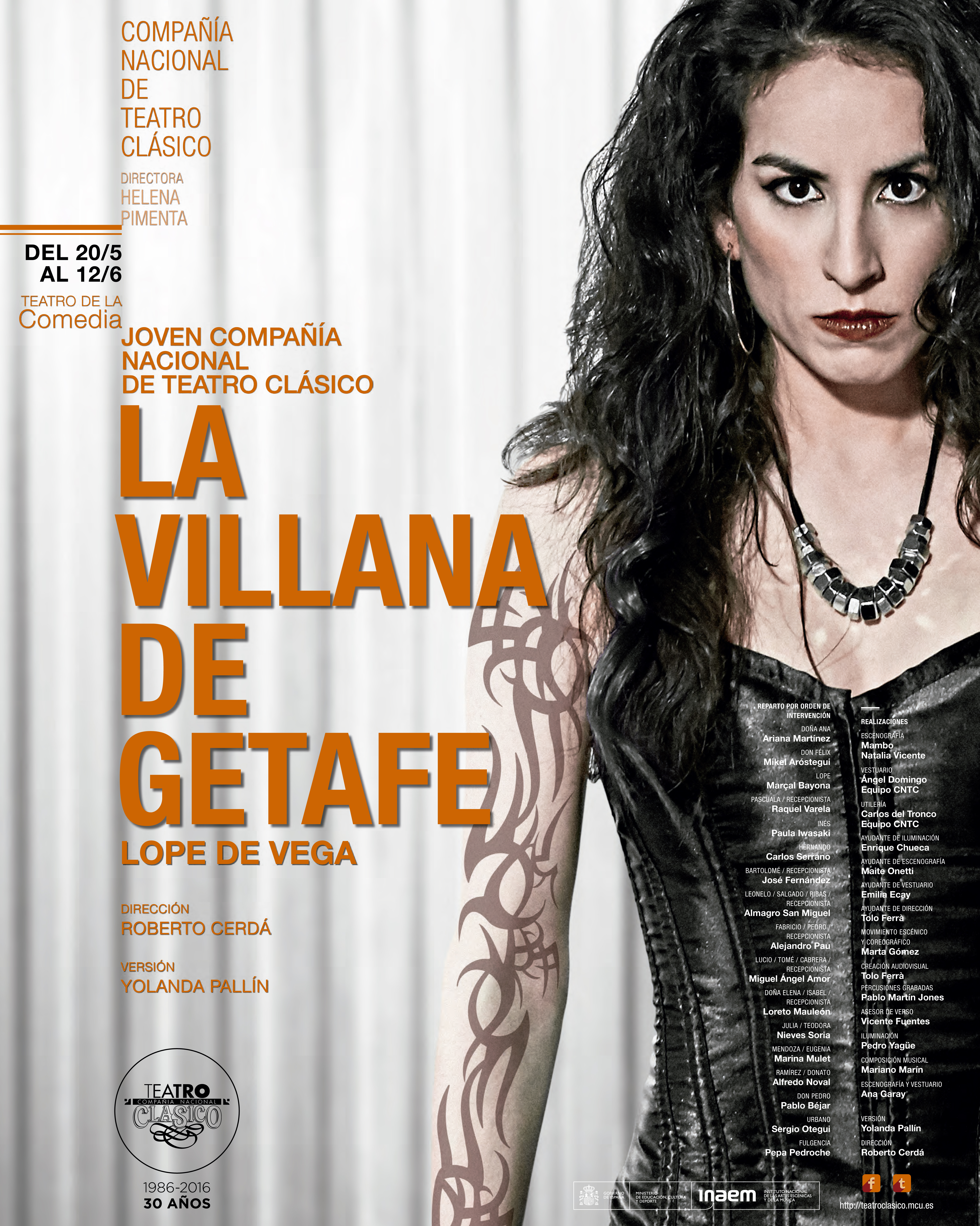 Cartel de "La villana de Getafe"