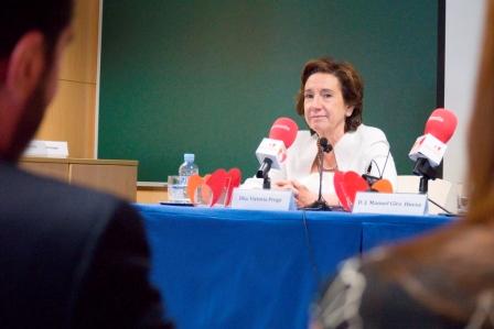 Victoria Prego durante su intervención