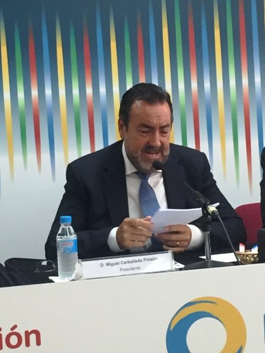 Intervención del presidente Miguel Carballeda en el transcurso del CCG