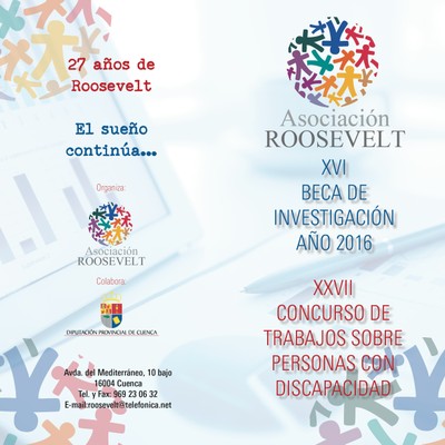 Portada tríptico convocatorias As. Roosevelt