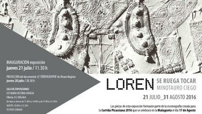 Cartel expo de tauromaquia accesible