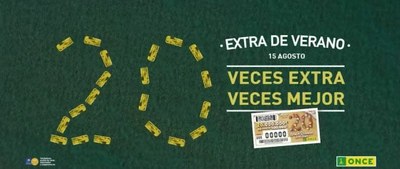 Cartel promocional del Sorteo Extraordinario de Verano
