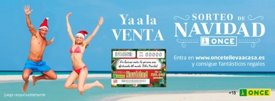 Cartel promocional del Sorteo Extraordinario de Navidad