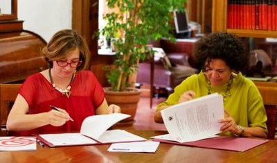 Firma de convenio 