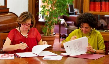 Firma de convenio 