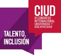 Logo alusivo al III Congreso Universidad y Discapacidad