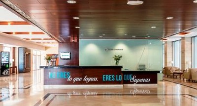 Recepción del hotel ILUNION Málaga