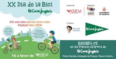 Cartel de la Fiesta de la Bibicleta en Valencia