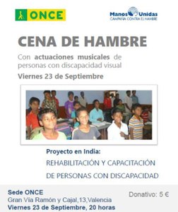 Cartel de la Cena de Hambre