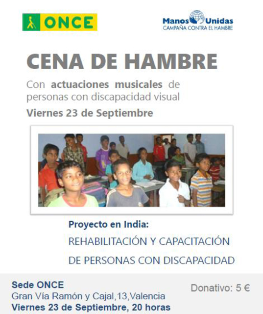 Cartel de la Cena de Hambre