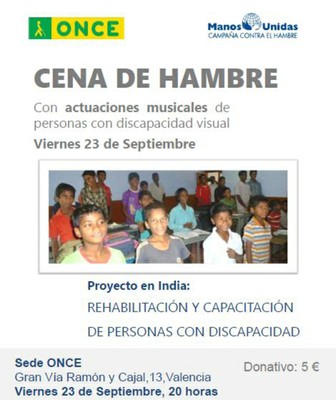 Cartel de la Cena de Hambre