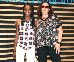 Una joven premiada con Ana Isabel Ruiz