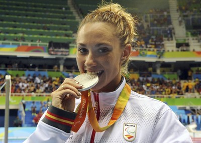 La medalla de plata de la nadadora Sarai Gascón en los 100 metros libre