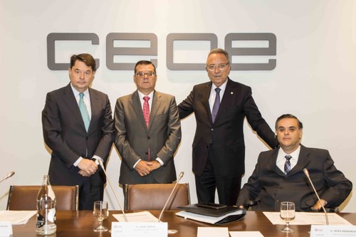 De Izquierda a derecha: Carlos Vogeler, Jose Luis Martínez Donoso, Joan Gaspar  y Jesús Hernández