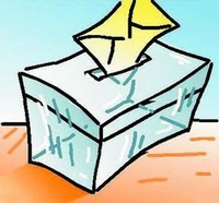 Grafismo de la urna de una mesa electoral