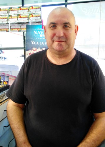 Joaquín Martínez Nieto, agente vendedor de los productos de juego de la ONCE