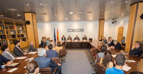 Momento de la jornada celebrada en la sede de la CEOE sobre turismo accesible