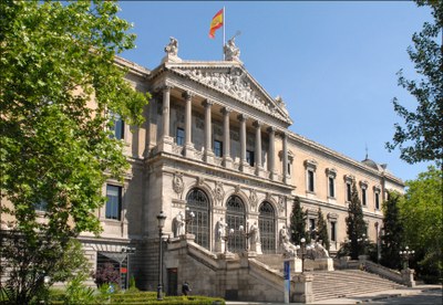 Fachada de la Biblioteca Nacional