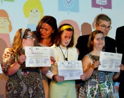 Entrega de diplomas a validadores de Lectura Fácil