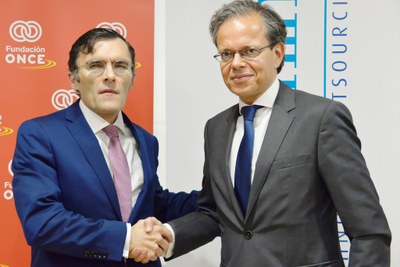 Alberto Durán junto a Paulo Morgado