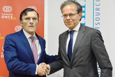 Alberto Durán junto a Paulo Morgado