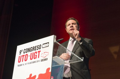 García-Page en el Congreso de UTO-UGT